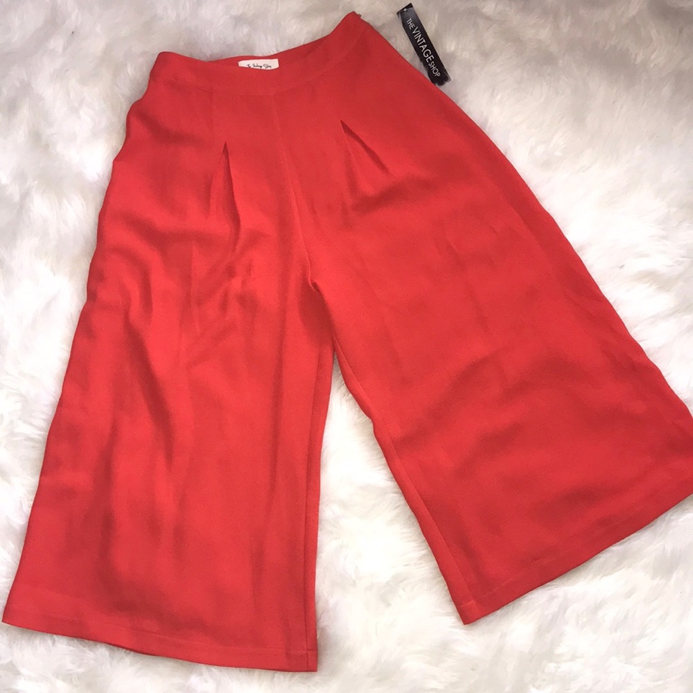 The vintage shop orange culottes